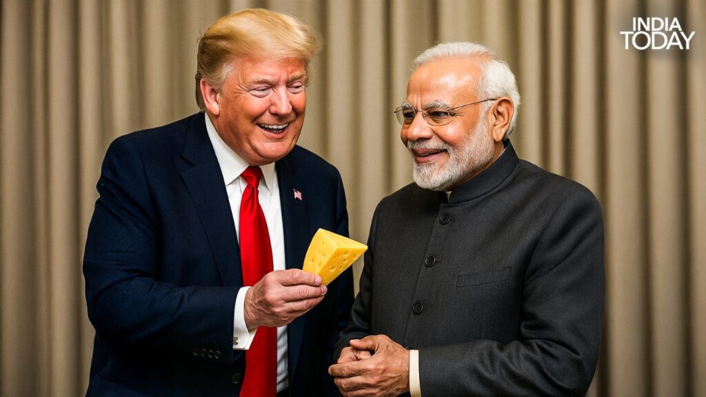 Say cheese: Trump blinks on trade as talks resume with India
