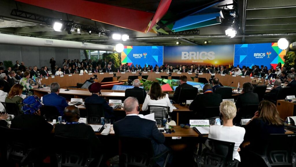 China says BRICS not seeking 'confrontation' after Trump tariff threat