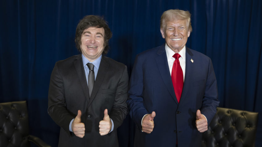 Trump diz que ajuda à Argentina depende da vitória de Milei