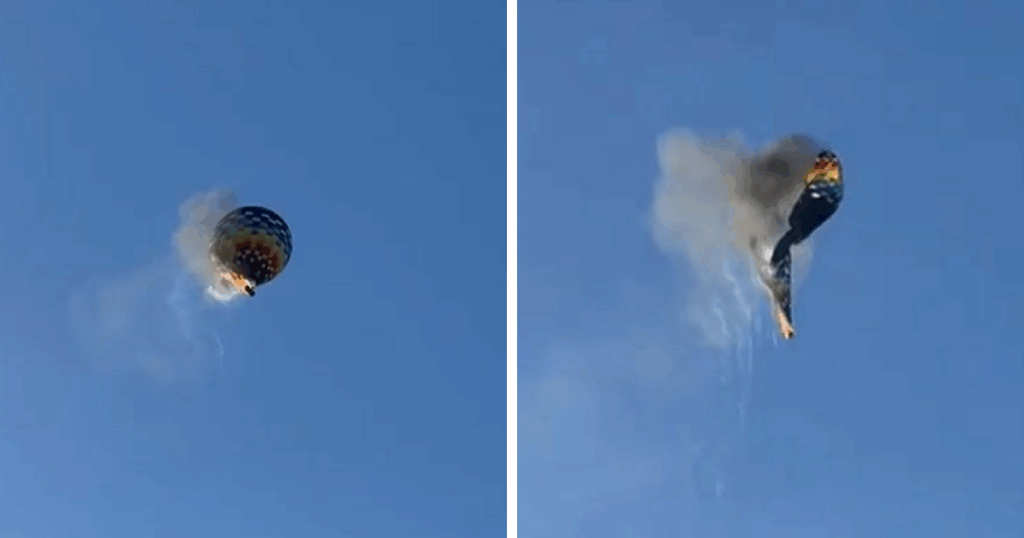 "What A Tragedy": Burning Hot Air Balloon Carrying 20 In Brazil Forces Passengers To Leap For Their Lives