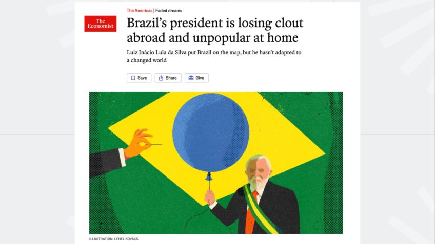 Governo Lula enviará carta em resposta a críticas da “Economist”