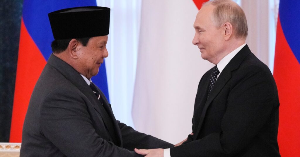 Russia, Indonesia deepen ties as Putin and Prabowo meet in St Petersburg