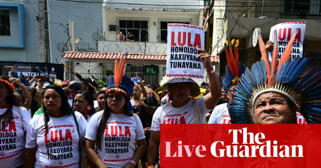 Cop30 live: Brazilian president Lula due to fly back in to the climate summit