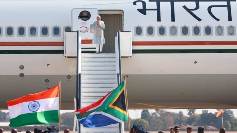 Líderes chegam em Joanesburgo para cúpula do Brics