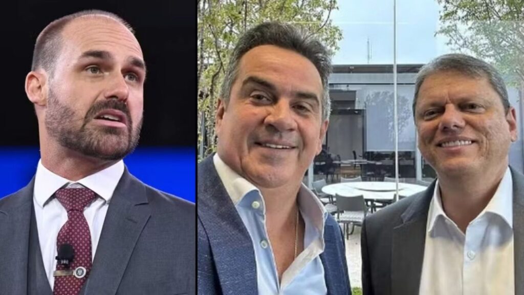 Ciro Nogueira confronta Eduardo e diz que Tarcísio não será "pau mandado" de Bolsonaro; vídeo