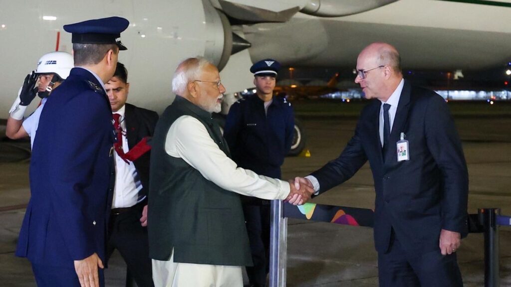 PM Modi arrives in Brazil for four-day visit, to attend BRICS Summit