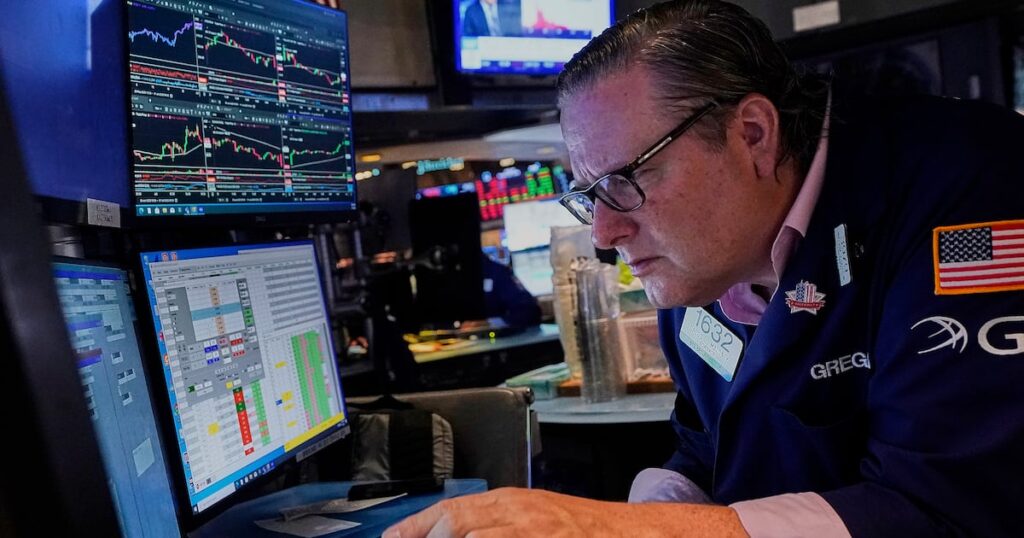 Wall Street falls as Trump pressures trading partners