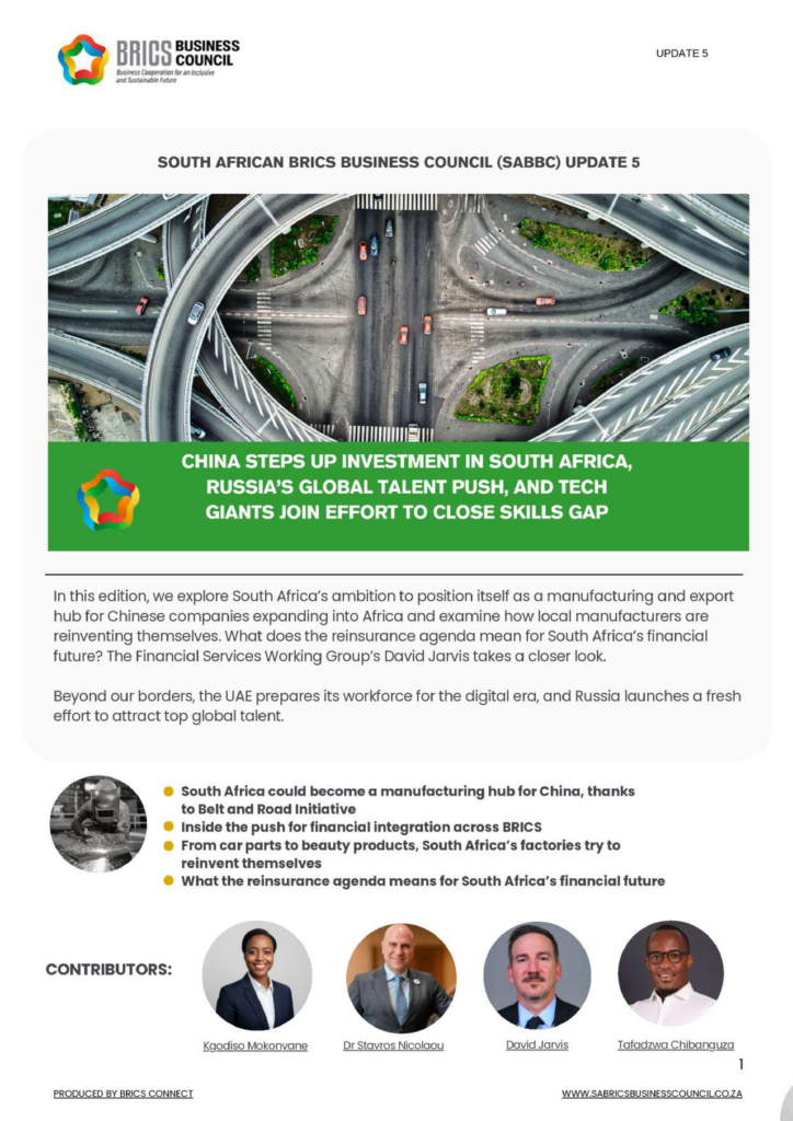 South African BRICS Business Council (SABBC) Update Five