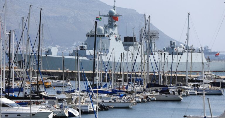 Rusia se unió a China e Irán en los ejercicios militares que realizan en Sudáfrica