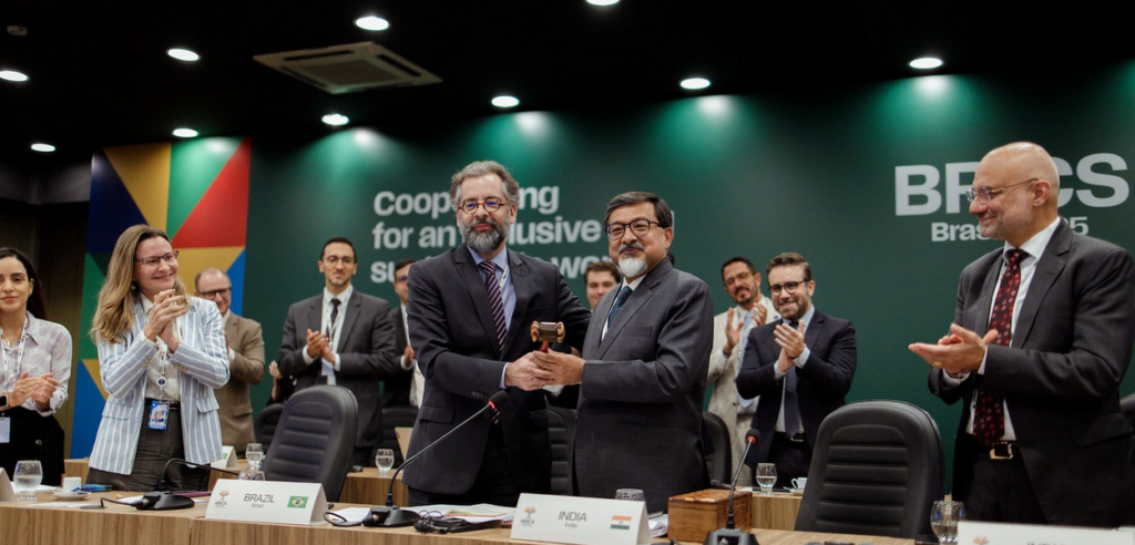 Brasil encerra presidência do BRICS e Índia assume liderança