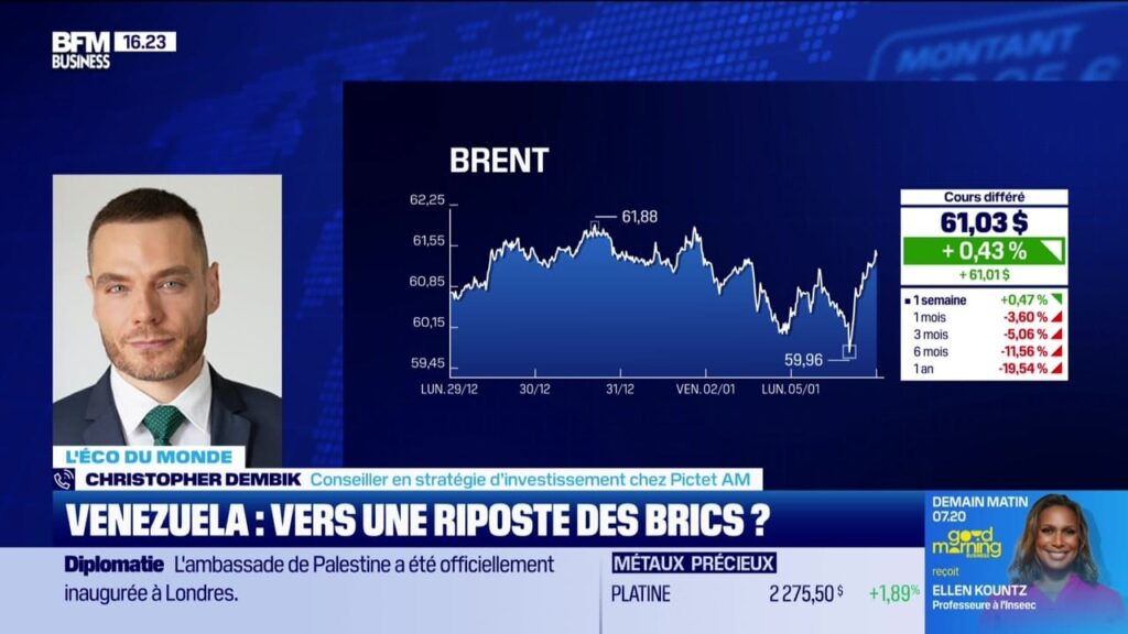 L'éco du monde : Après le Vénézuéla, les BRICS vont-ils chercher à accélérer leur dédollarisation ? - 05/01