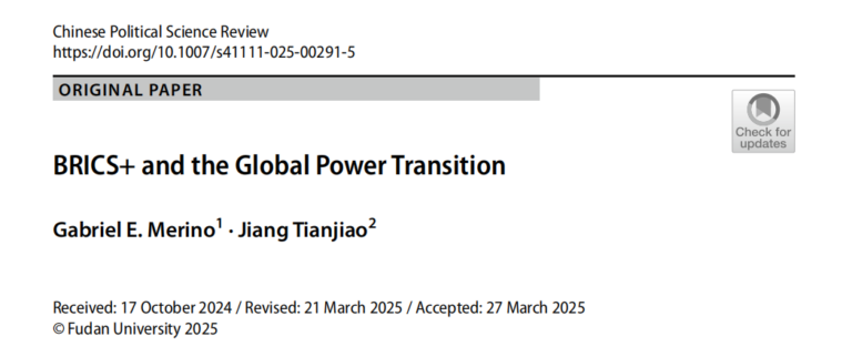 BRICS+ and the Global Power Transition