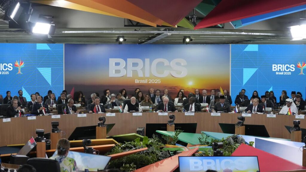 On scientific collaborations in BRICS