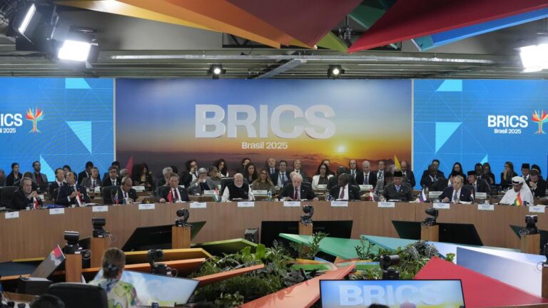 On scientific collaborations in BRICS