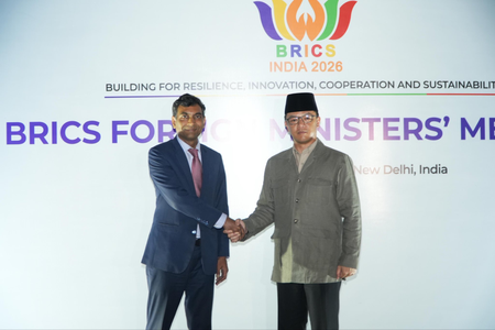 Indonesian FM Sugiono arrives in Delhi for BRICS Foreign Ministers' meet