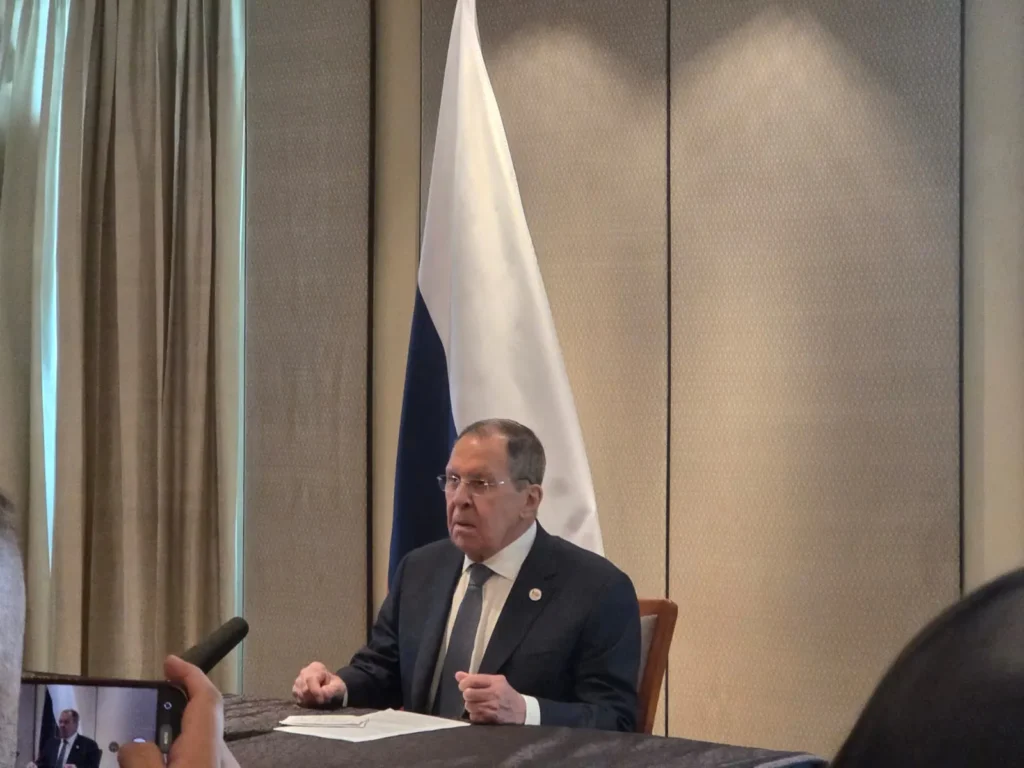 ‘They will take out gun’: Lavrov loses cool during Delhi briefing at BRICS Summit | Watch
