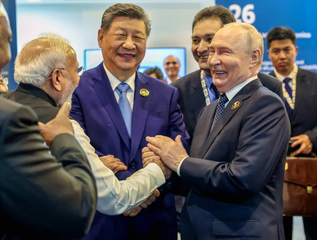 Brics-Gipfel: Putin, Xi und Modi zeigen geschlossene Front gegen den Westen
