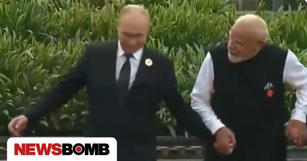 Το απρόοπτο στη σύνοδο ηγετών των BRICS: Ο Μόντι παραλίγο να ρίξει τον Πούτιν - Βίντεο