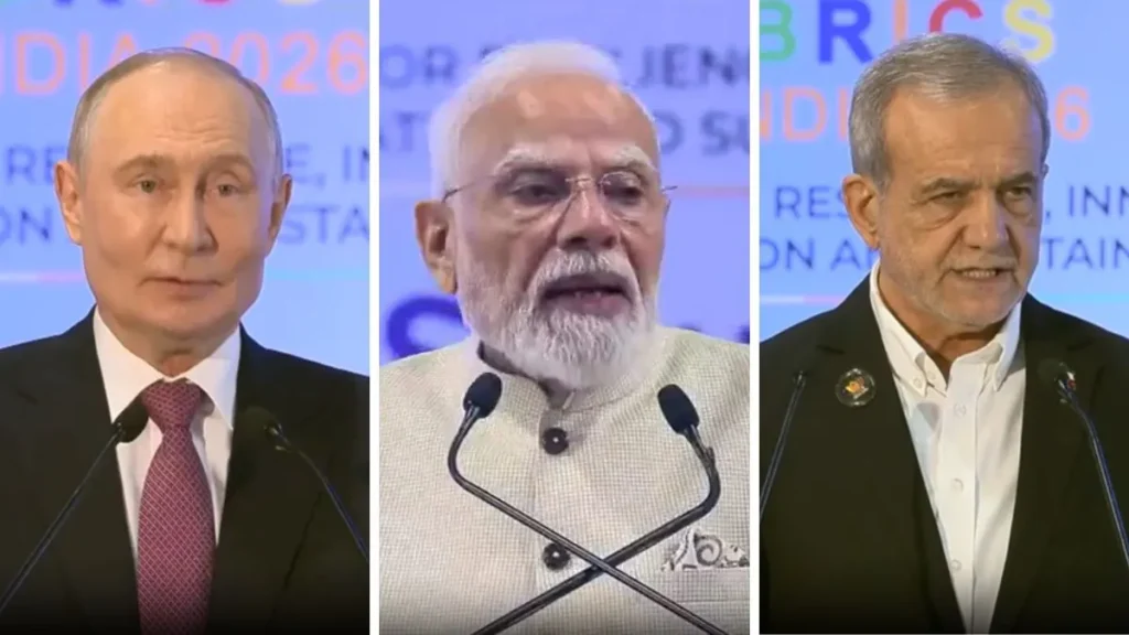 "जगाचे अर्थकारण बदलतंय"; ब्रिक्सच्या मंचावरून PM मोदी, पुतिन अन् इराणचे अध्यक्ष पेझेश्कियन यांचा अमेरिकेला इशारा?