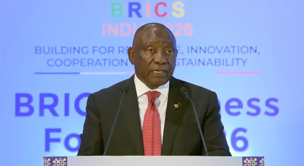 Presidente sul-africano propõe no BRICS indústria forte para ampliar autonomia do Sul Global