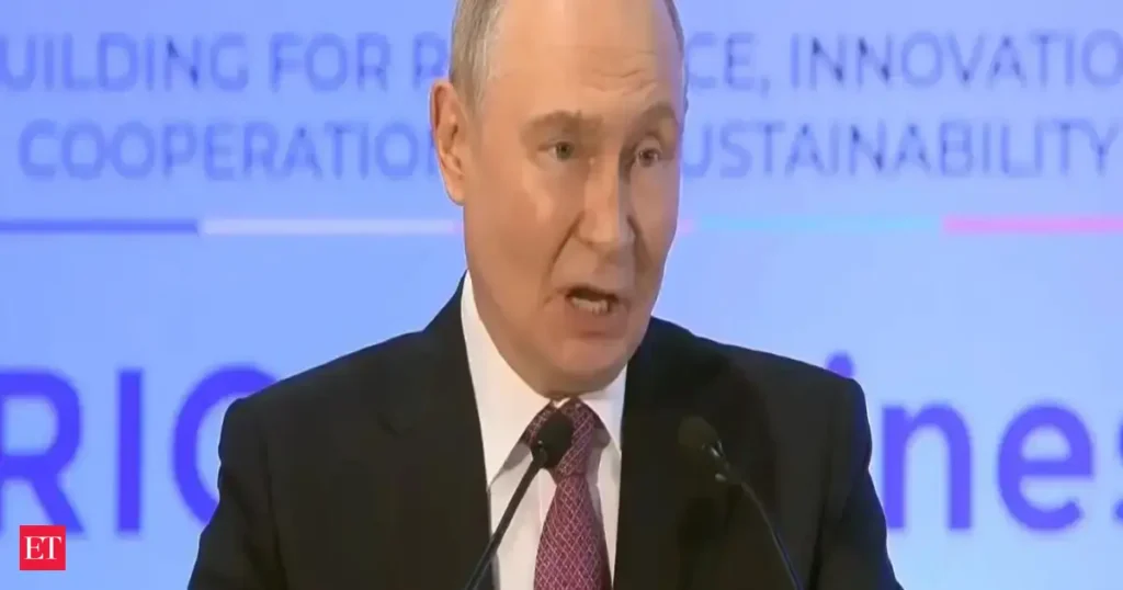 Putin takes potshots at "so-called G-7", says over 40% of world's GDP has been produced by the BRICS countries