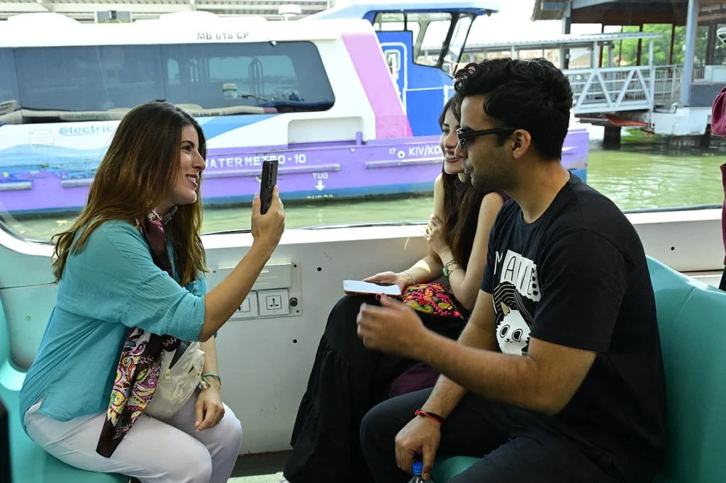 35 content creators, influencers from BRICS nations take water metro ride in Kochi
