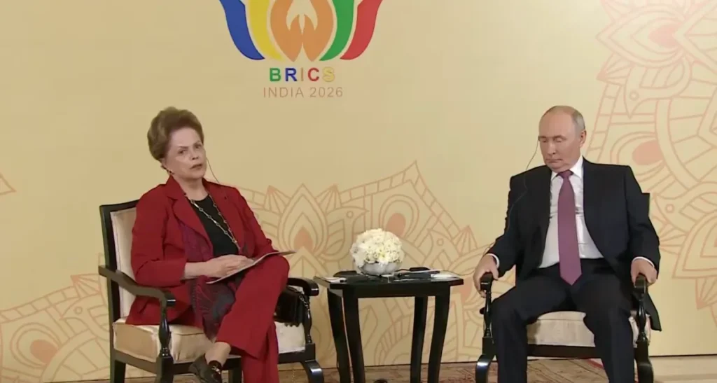 Dilma Rousseff destaca papel estratégico da Rússia no Banco do BRICS
