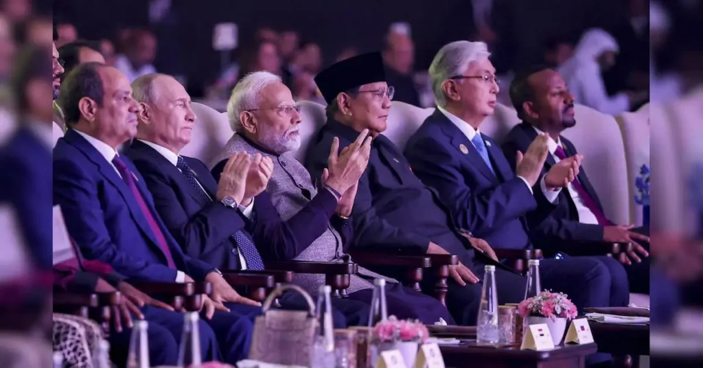 Union ministers, CMs attend PM Modi's Brics gala dinner in New Delhi