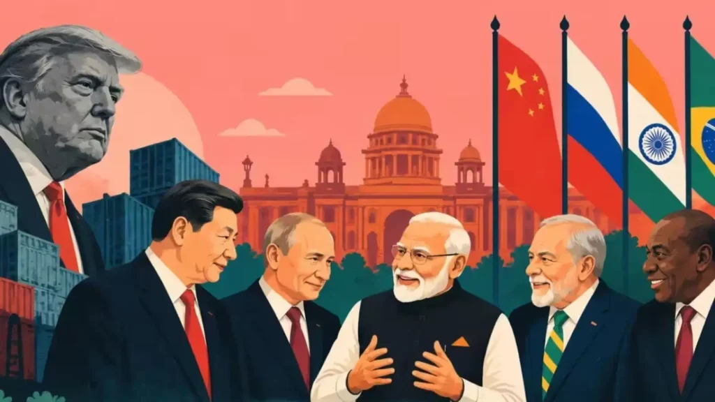 दिल्ली से अमेरिका को कड़ा संदेश, BRICS देश बोले- टैरिफ पर मनमानी नहीं चलेगी, WTO नियम मानने होंगे